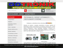 Tablet Screenshot of gotronik.pl